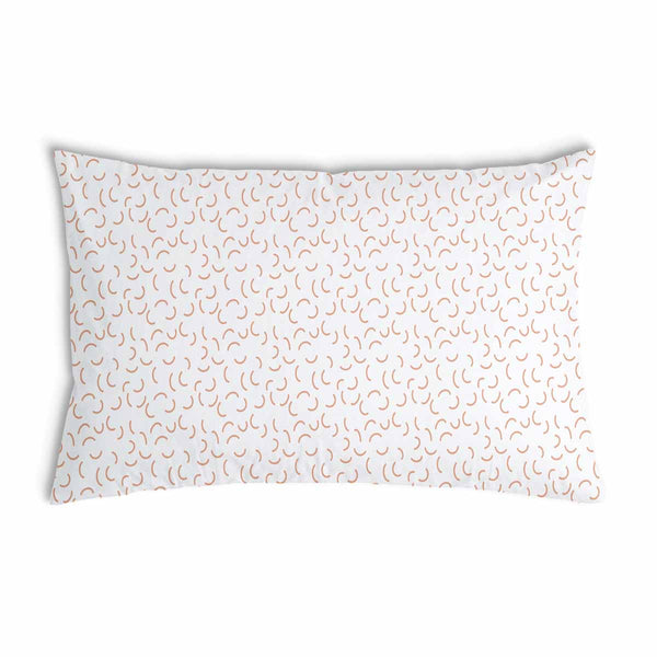 Health pillow, white with semicircles