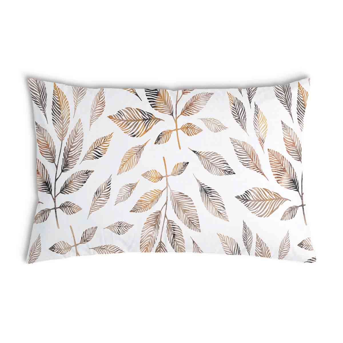 Health pillow white with light brown branches