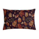 Health pillow, brown autumn leaves
