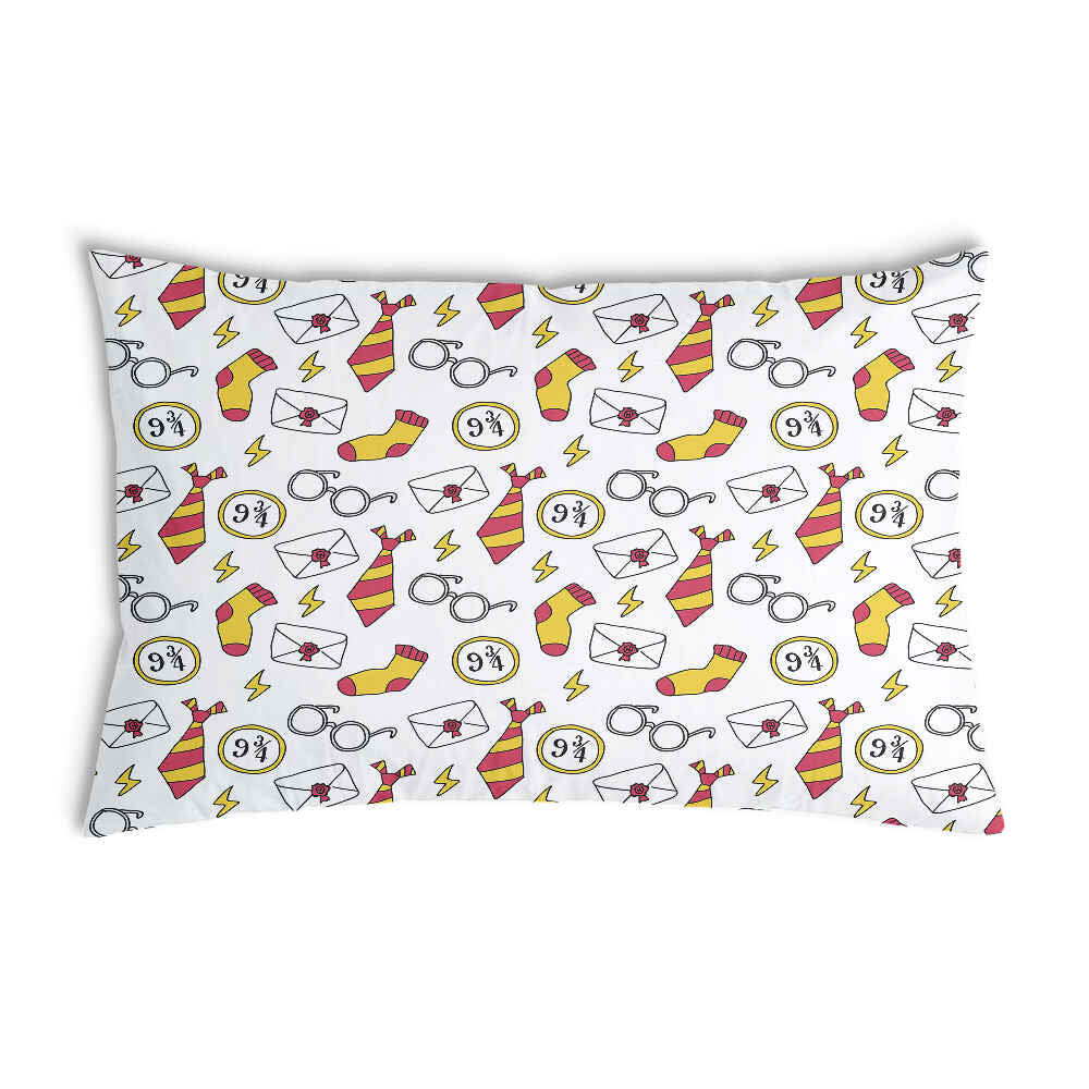 Coussin de santé blanc école de sorcellerie