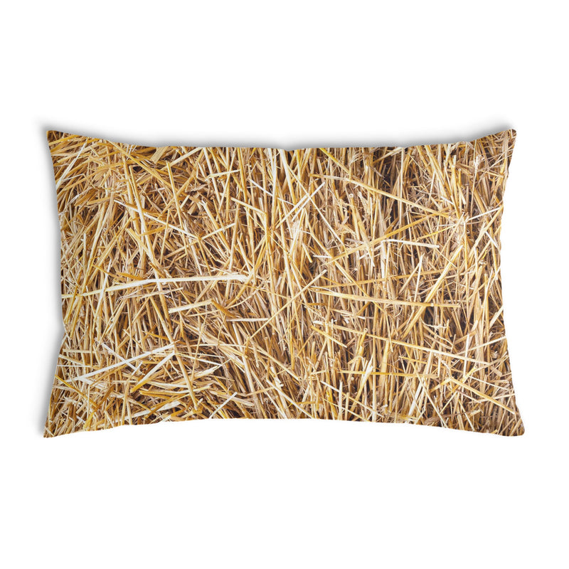 Health pillow with hay