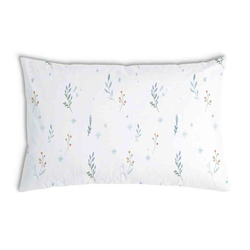 Health pillow white with spring flowers