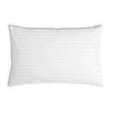 Health pillow white with gray dots