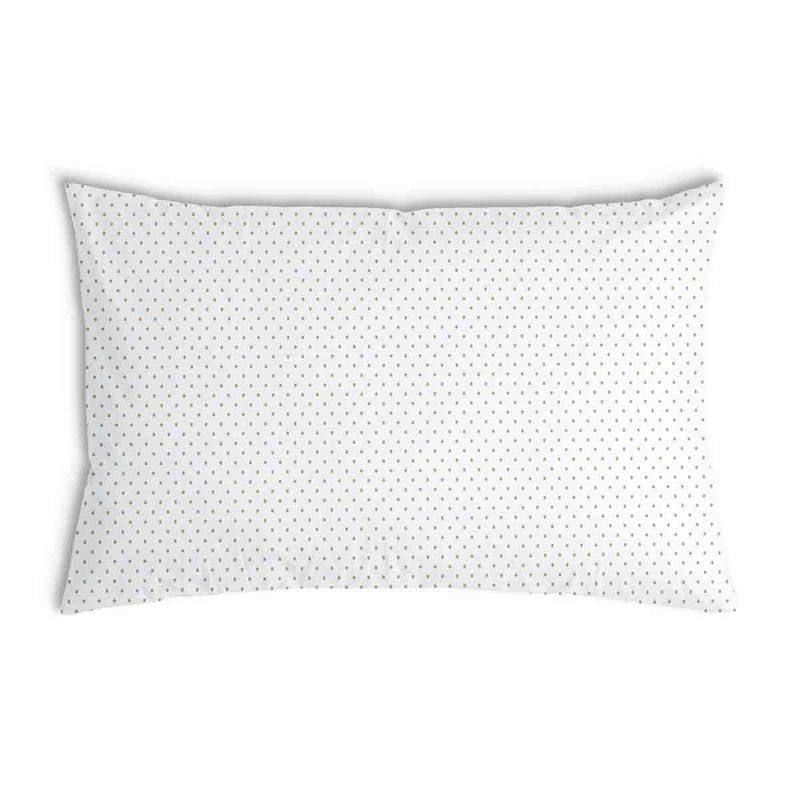Health pillow white with gray dots