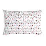 Health pillow, white with "Love" lettering.