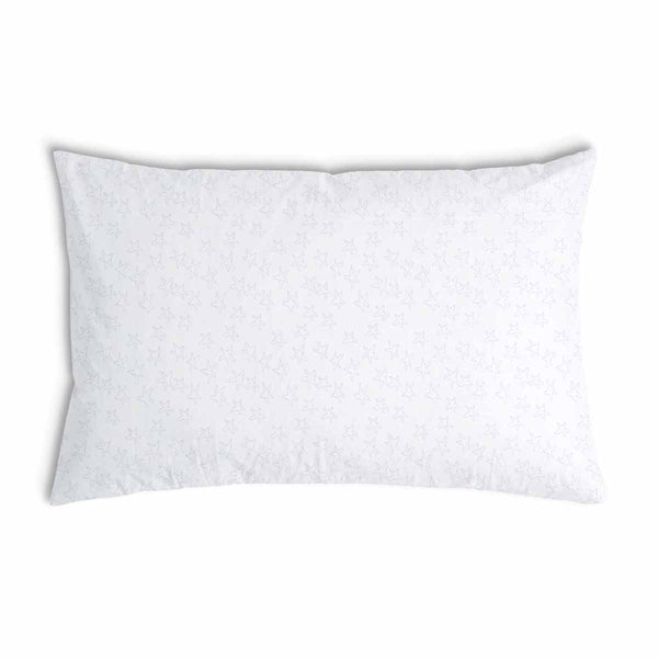 Health pillow white with delicate stars