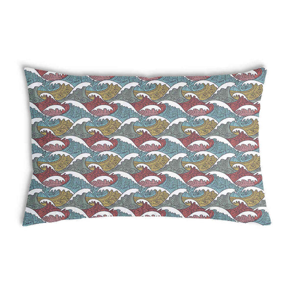 Health pillow colorful wave breakers