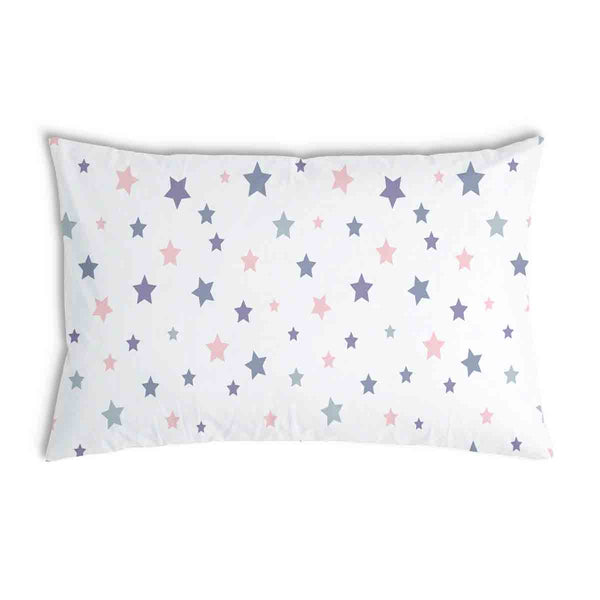 White health pillow with stars