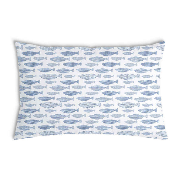 Health pillows blue fish
