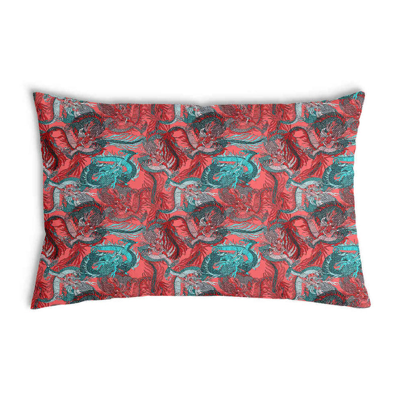 Health Pillow Abstract Red