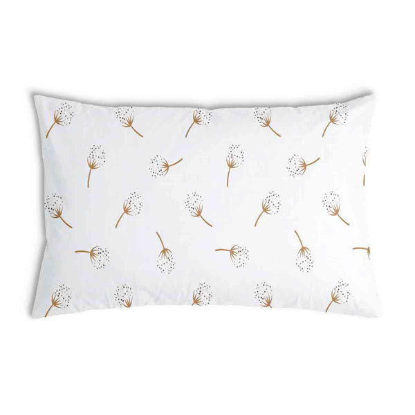 Health pillow white with dandelions