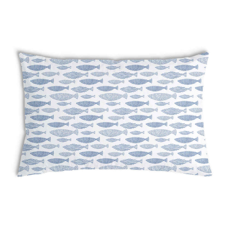 Health pillows blue fish
