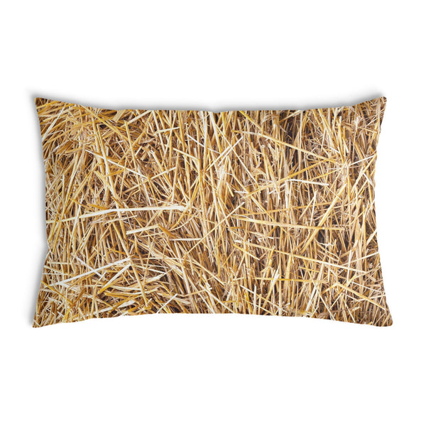 Health pillow with hay