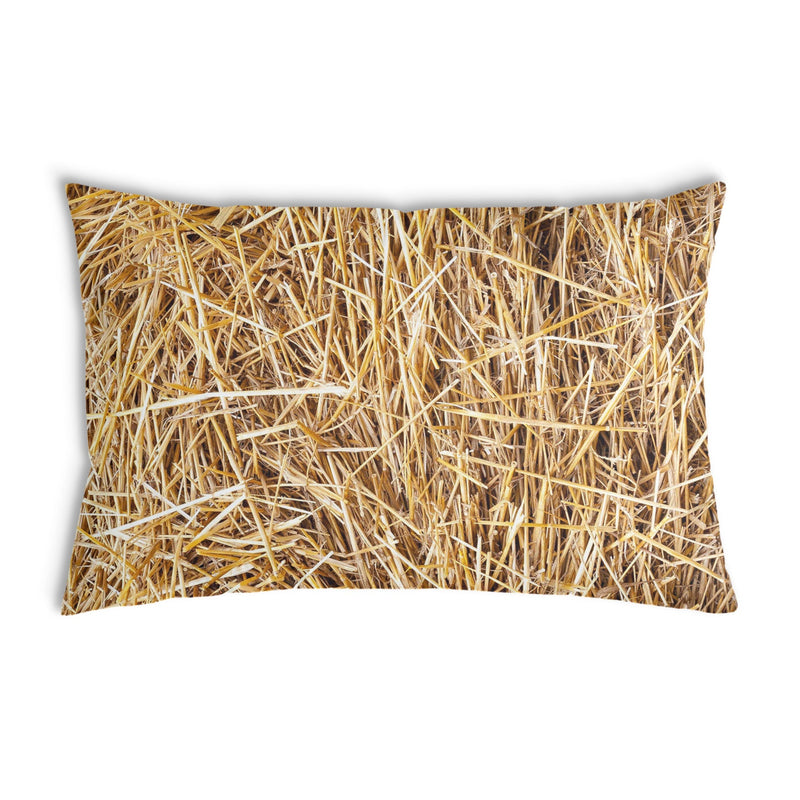 Health pillow with hay