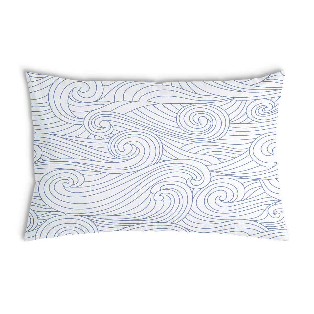Health pillow blue waves