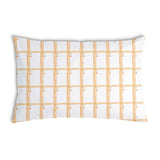 Health pillow yellow checkered