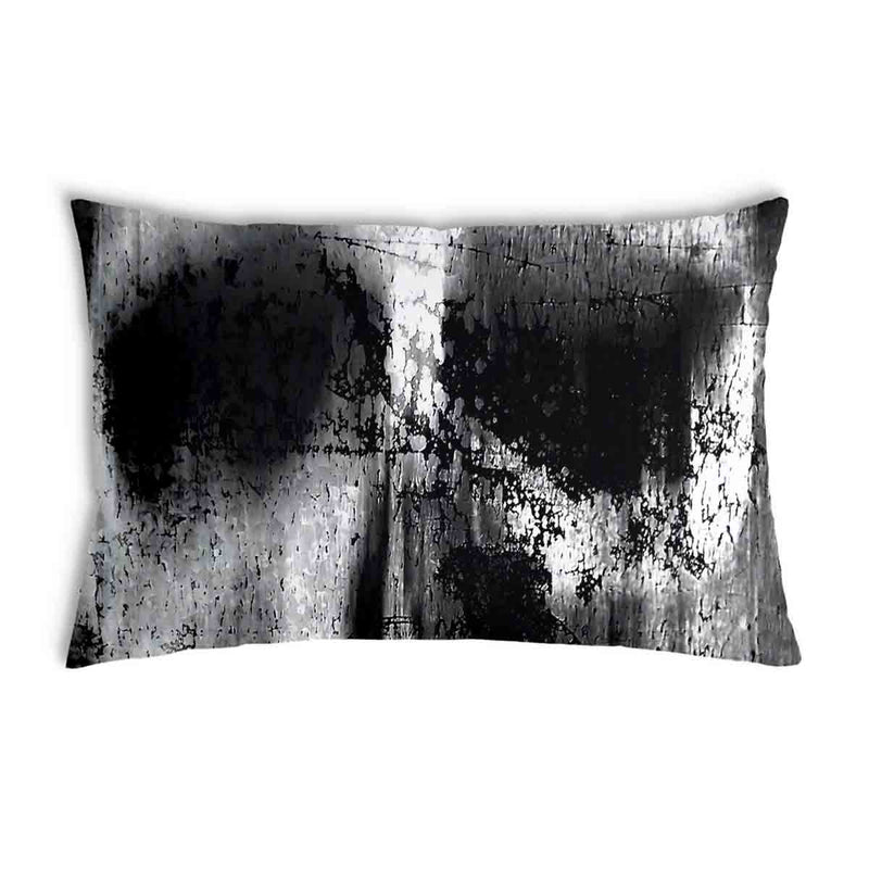 Health pillow black with mottled pattern