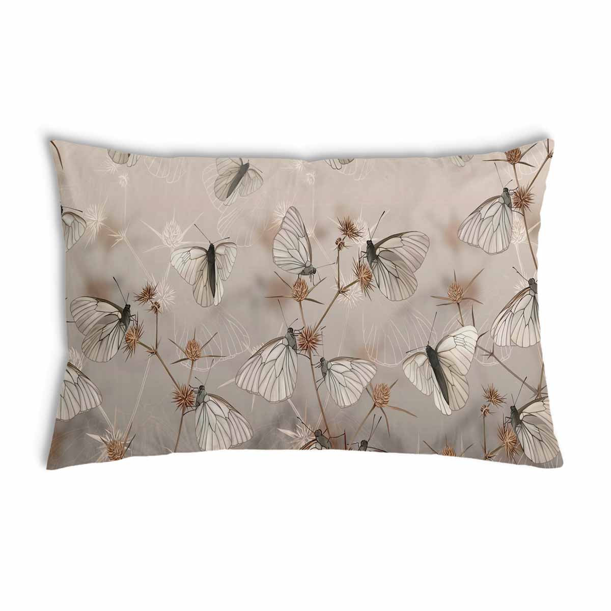 Health pillow beige with moths