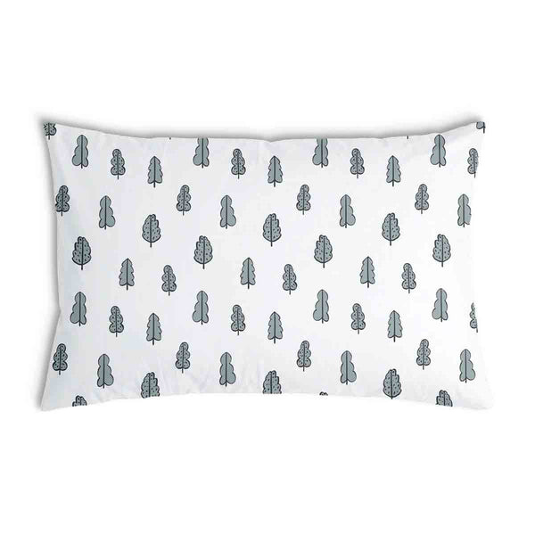 Health Pillow White with Little Trees