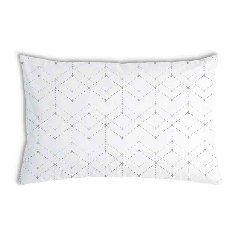 Health pillow white with dot pattern