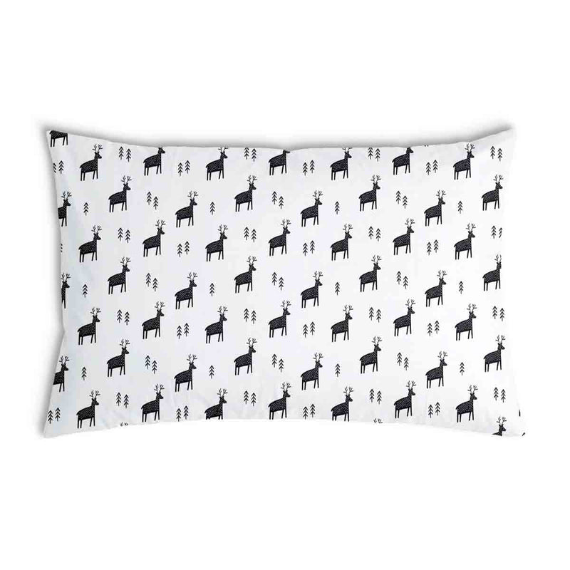 Health Pillow White with Reindeer