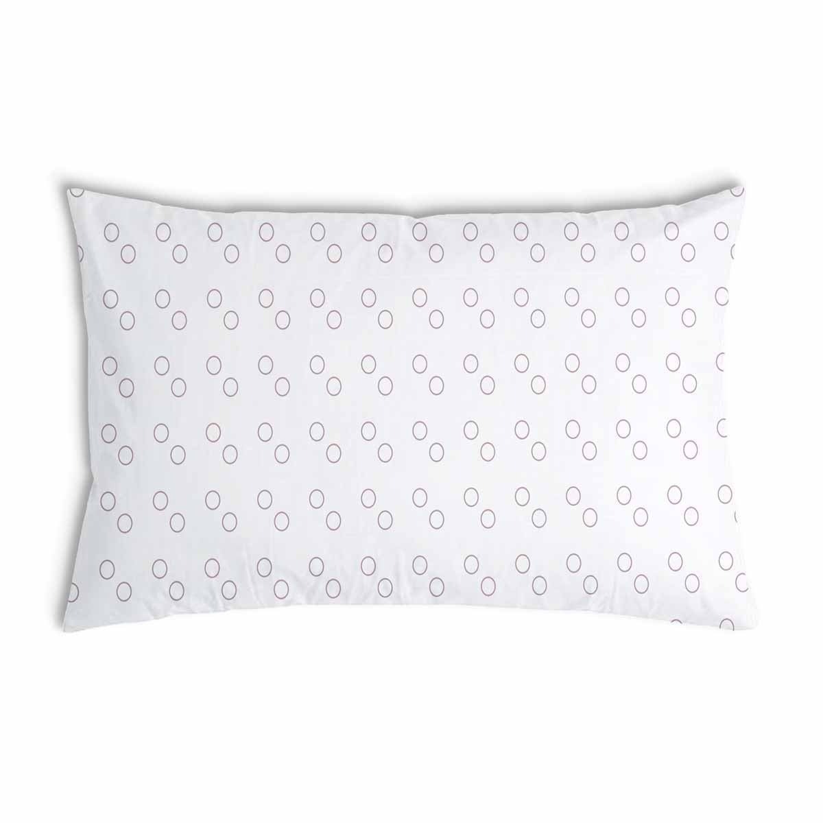 Coussin de santé blanc avec cercles