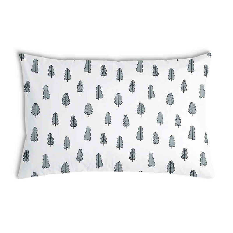 Health Pillow White with Little Trees