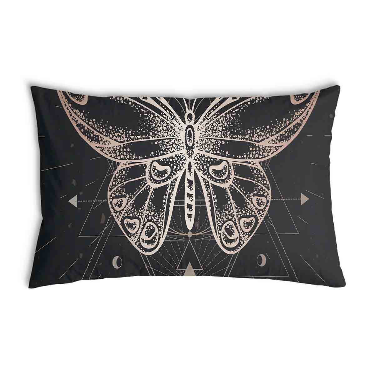 Health Pillow Black with Butterfly