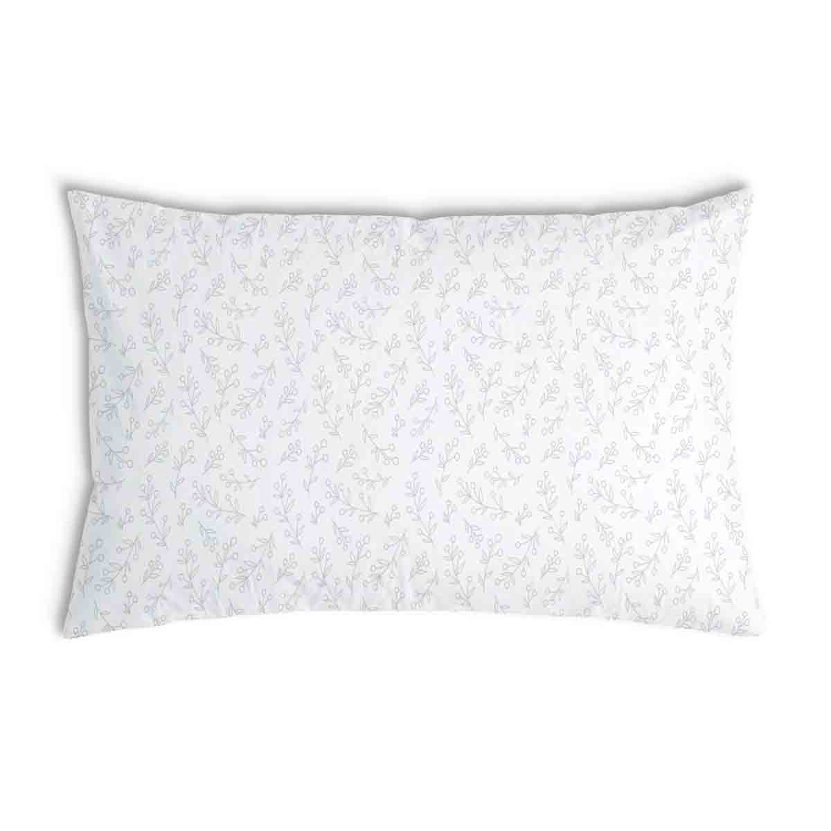 Coussin de santé blanc avec de délicates branches