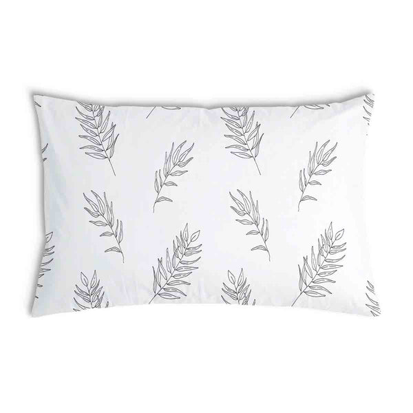 Health pillow white with gray branches