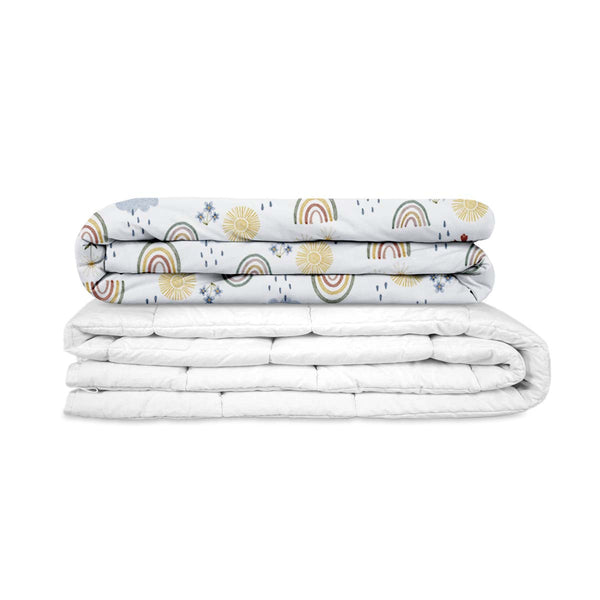 Original Therapy Blanket - Rainbow Weighted Blanket with Cotton Cover for Children