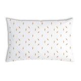 Health pillow white with straws