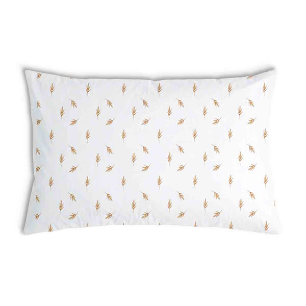 Health pillow white with straws
