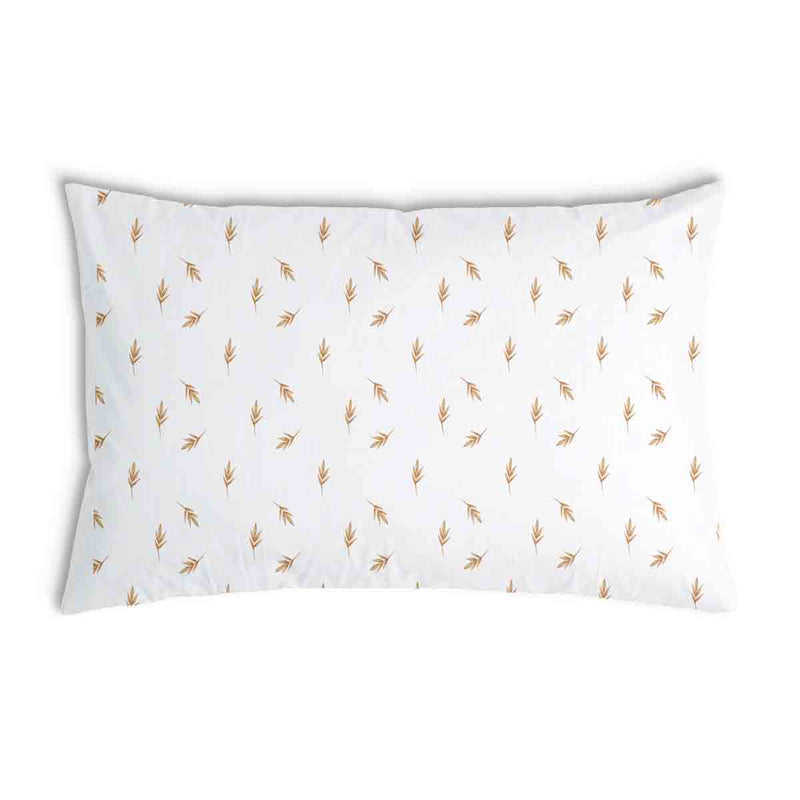 Health pillow white with straws