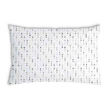 Health pillow white with black dots