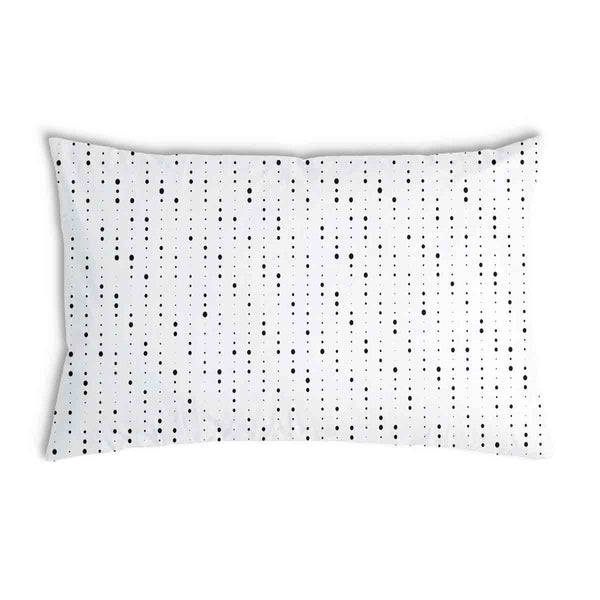 Health pillow white with black dots