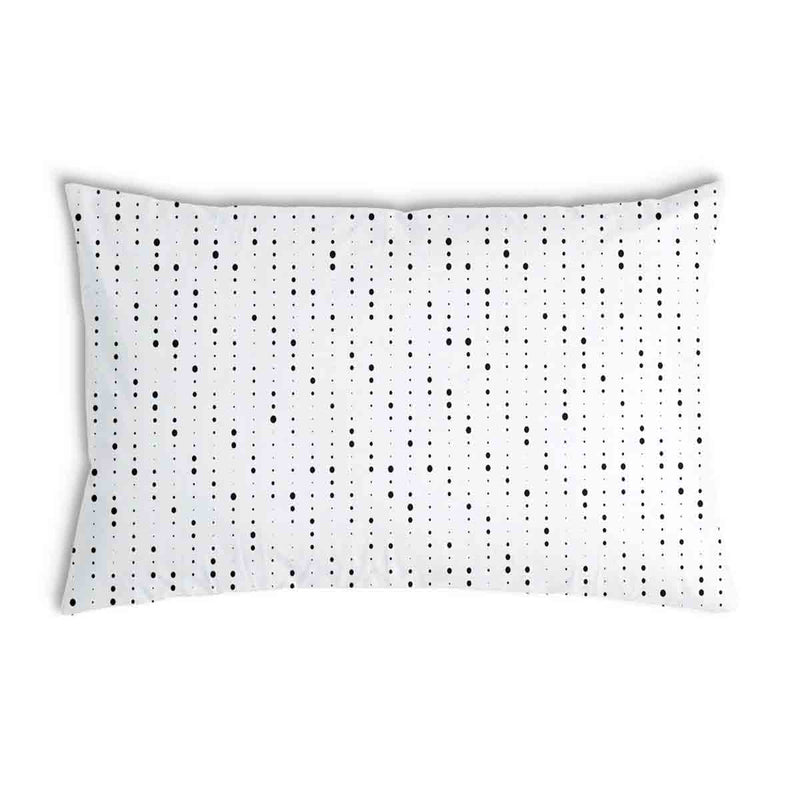 Health pillow white with black dots