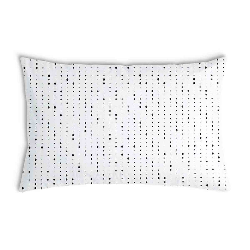 Health pillow white with black dots