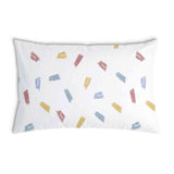 Health pillow with colorful stripes