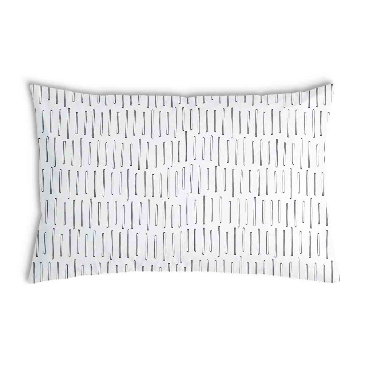 Coussin de santé blanc à larges rayures
