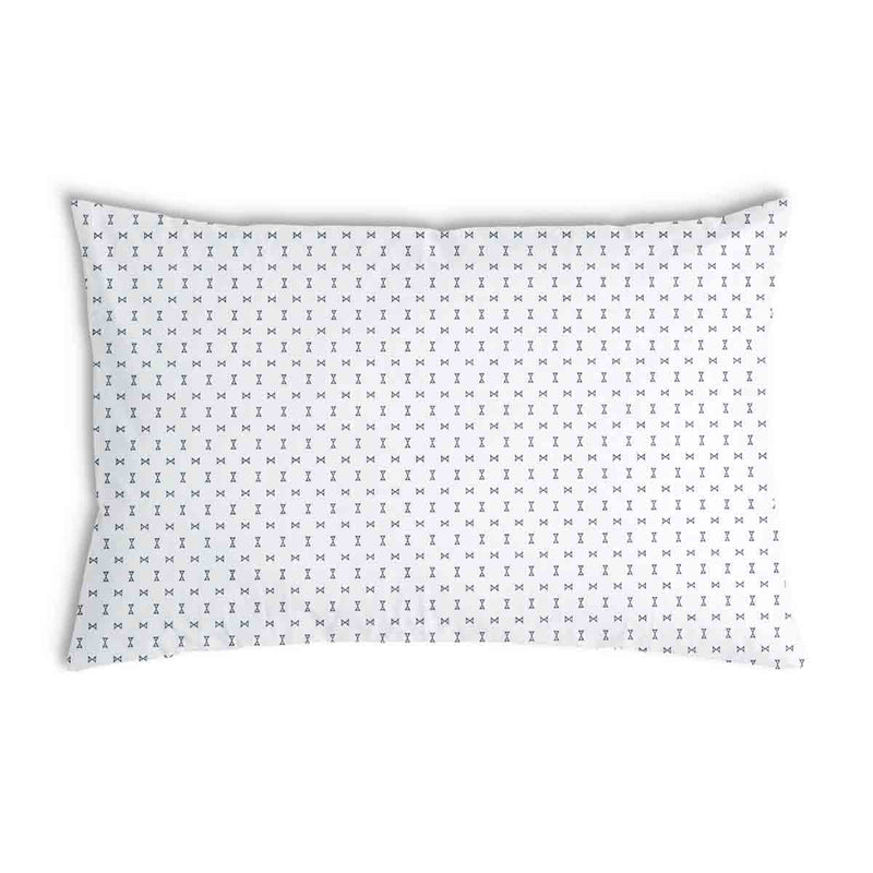 Health pillow white with small bows