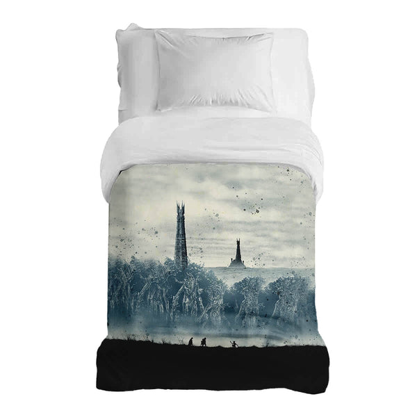 Original therapy blanket - cotton cover trees