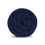 Original therapy blanket - cotton cover in dark blue