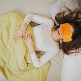 Therapy blanket bedding set yellow with bus