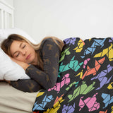Therapy blankets bedding set origami dog