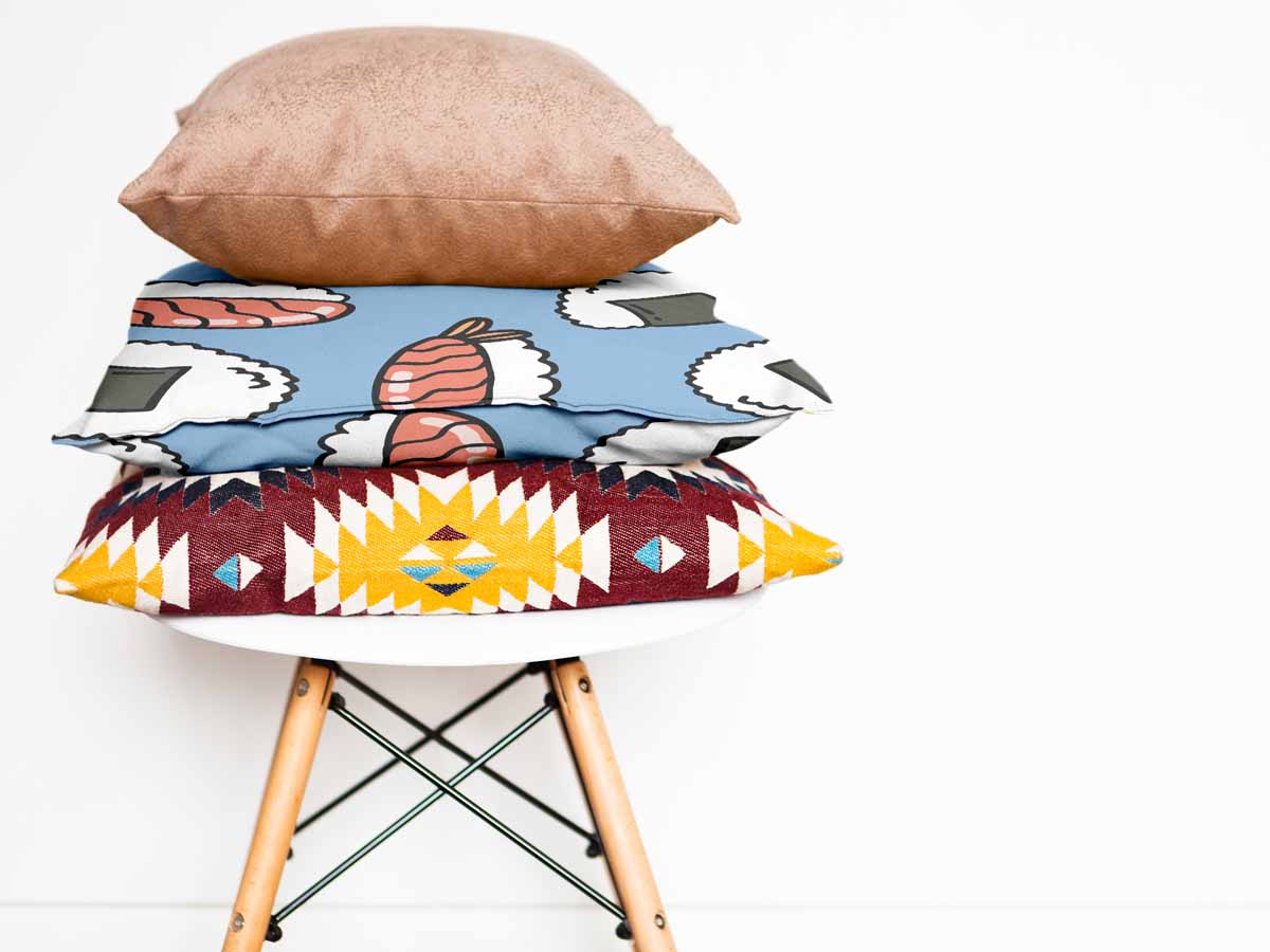 Health pillow with sashimi