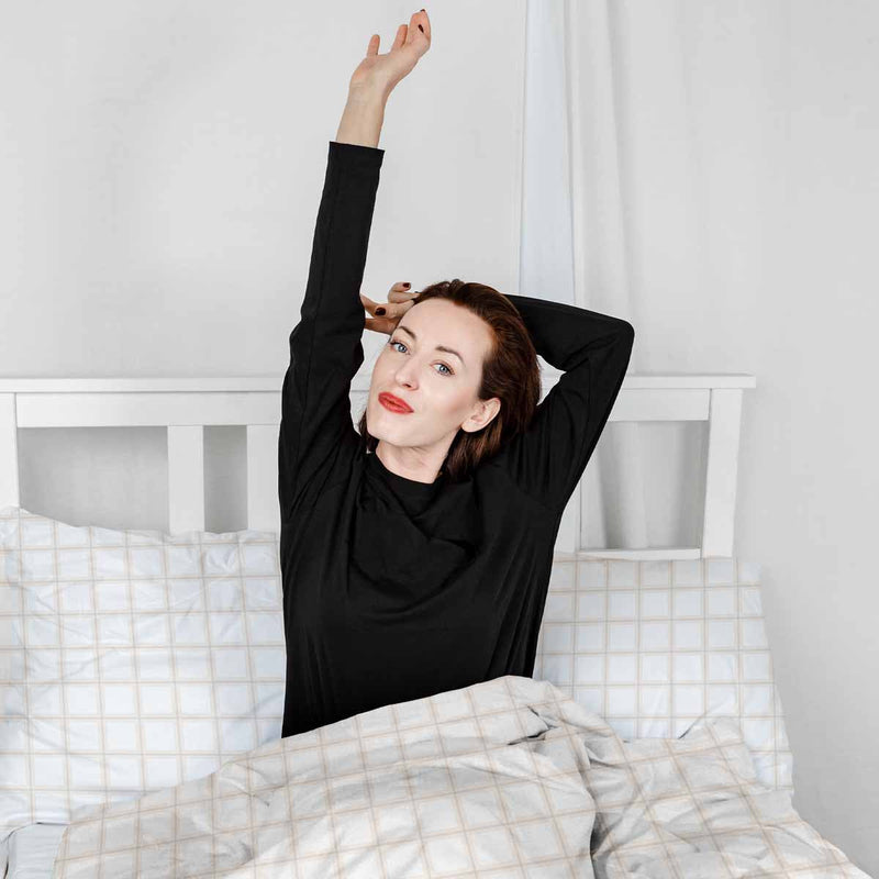 Original therapy blanket - cotton cover orange beige checkered