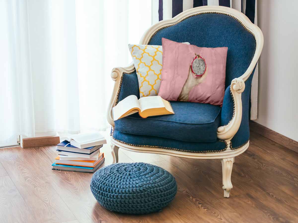 Health pillow pink with dragon fruit