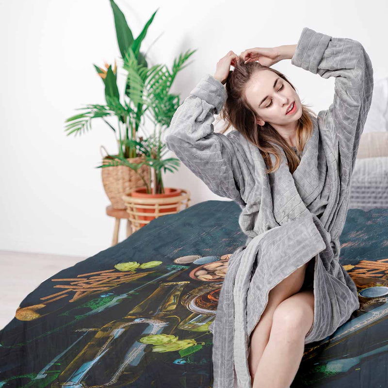 Original therapy blanket - cotton cover Italian evening