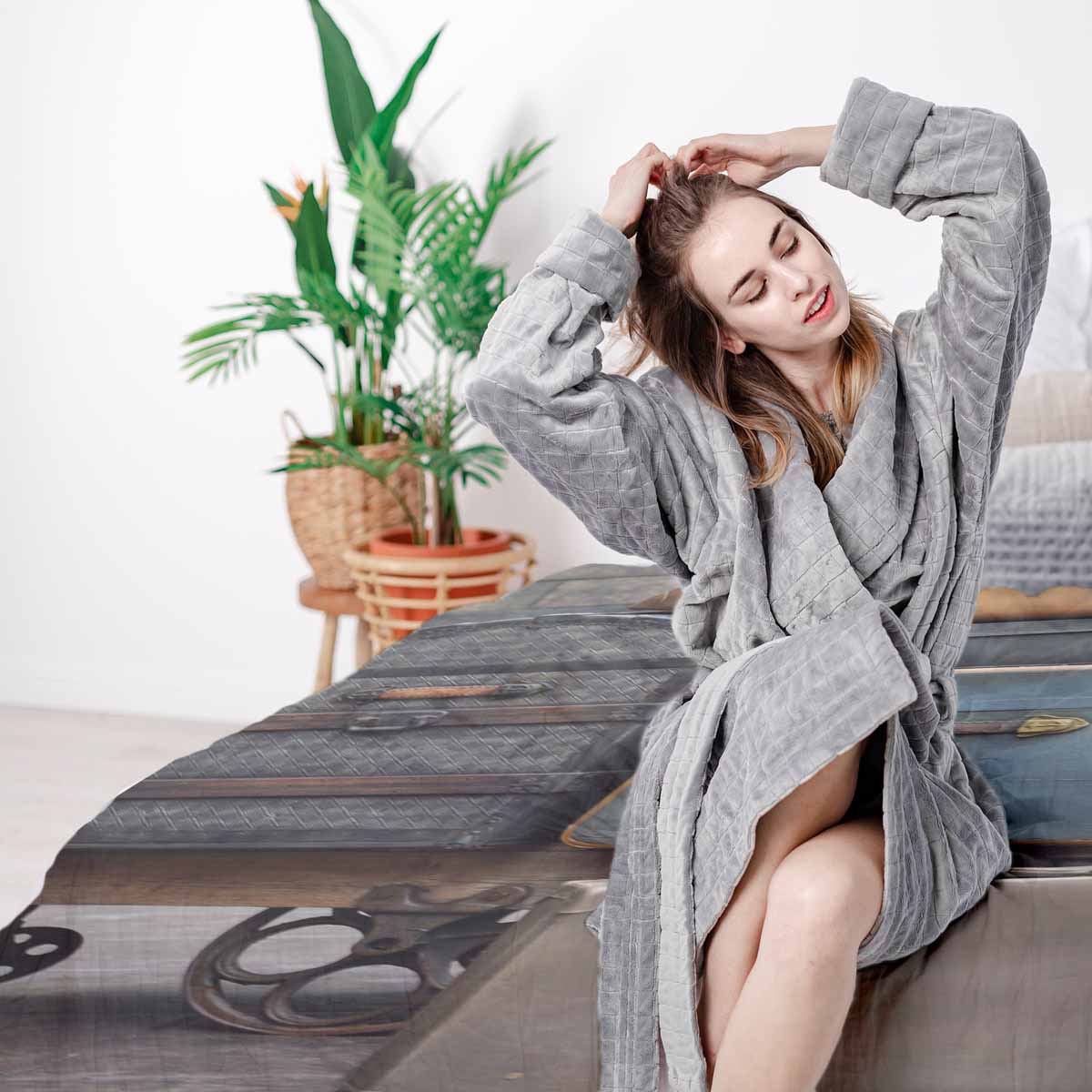 Therapy blankets bedding set with boxes